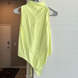 Lime green/yellow bodysuit